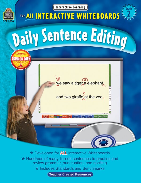 TCR3884 Interactive Learning: Daily Sentence Editing Grade 2 Image