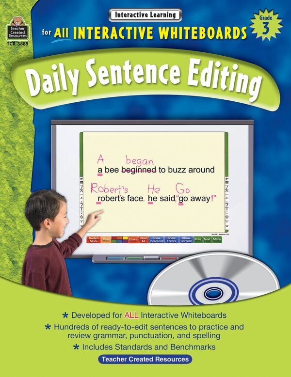 TCR3885 Interactive Learning: Daily Sentence Editing Grade 3 Image