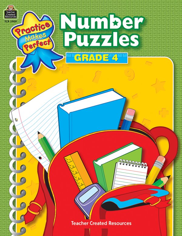 TCR3909 Number Puzzles Grade 4 Image