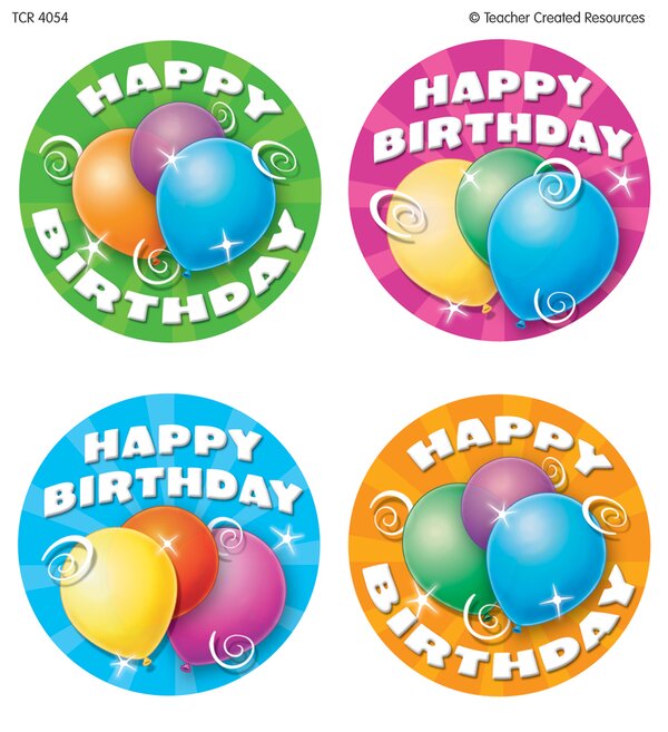 TCR4054 Birthday Wear 'Em Badges Image