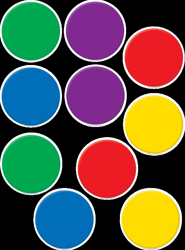 TCR4110 Colorful Circles Accents Image