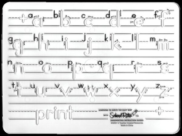 TCR42051 School-Rite® Handwriting Instruction Guides - Lowercase Manuscript Image