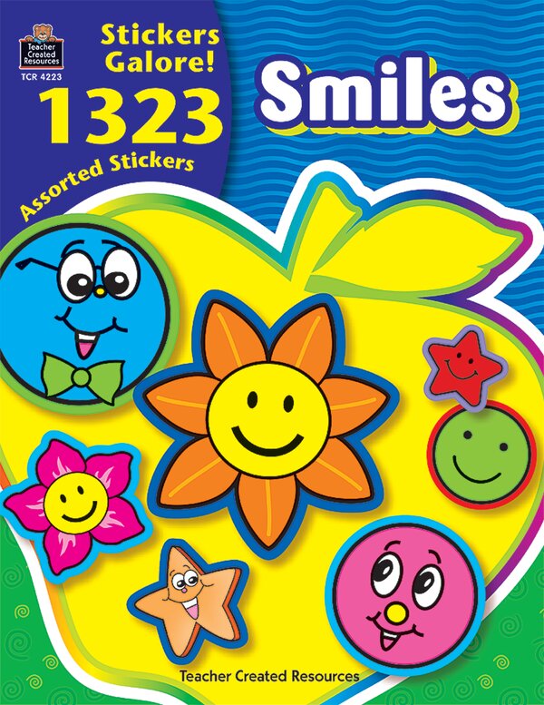 TCR4223 Smiles Sticker Book Image