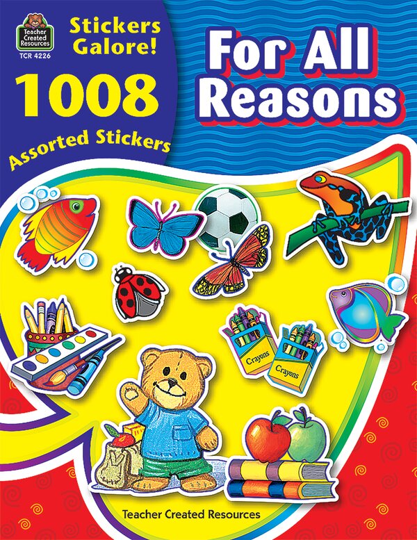 TCR4226 For All Reasons Sticker Book Image