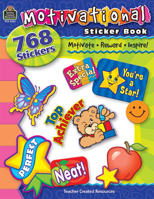 TCR4261 Motivational Sticker Book Image