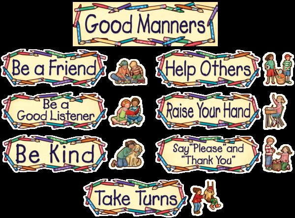 TCR4297 Good Manners Mini Bulletin Board from Susan Winget Image