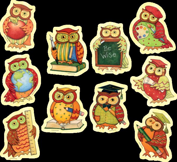 TCR4456 Owl Accents from Susan Winget Image