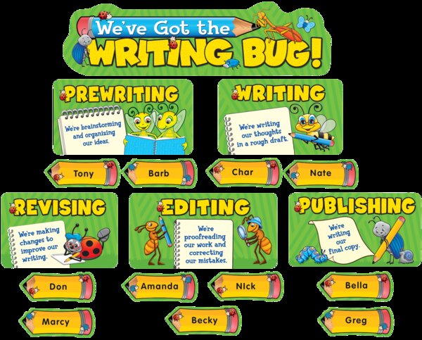 We've Got the Writing Bug Mini Bulletin Board - TCR4566 | Teacher ...