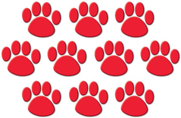 Two black and red paw prints on a white background 56081118 Vector Art at Two black and red paw prints on a white background 56081118 Vector Art at