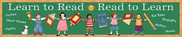 TCR4664 Learn to Read/Read to Learn Banner from Susan Winget Image