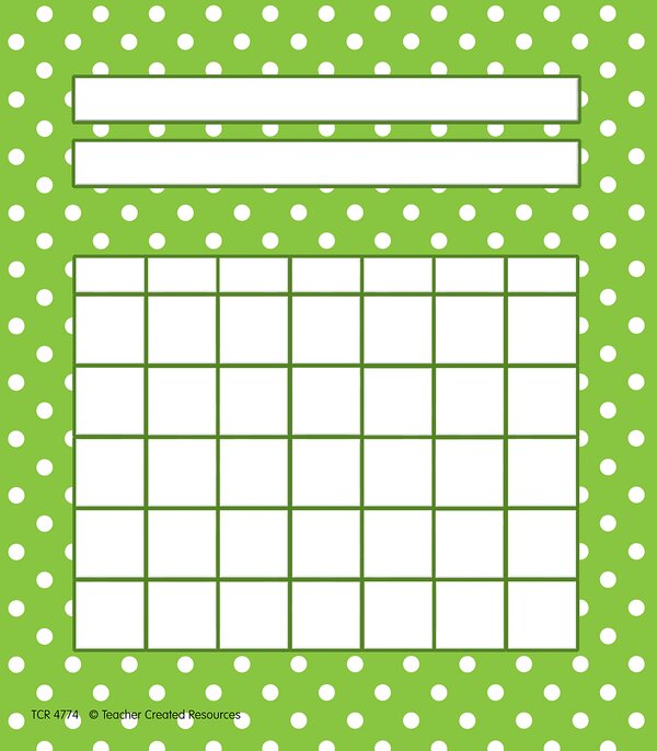 TCR4774 Lime Polka Dots Incentive Charts Image