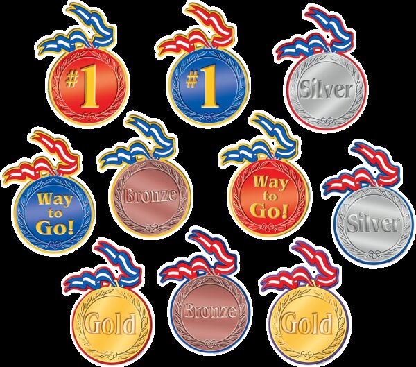 TCR4882 Medals Accents Image