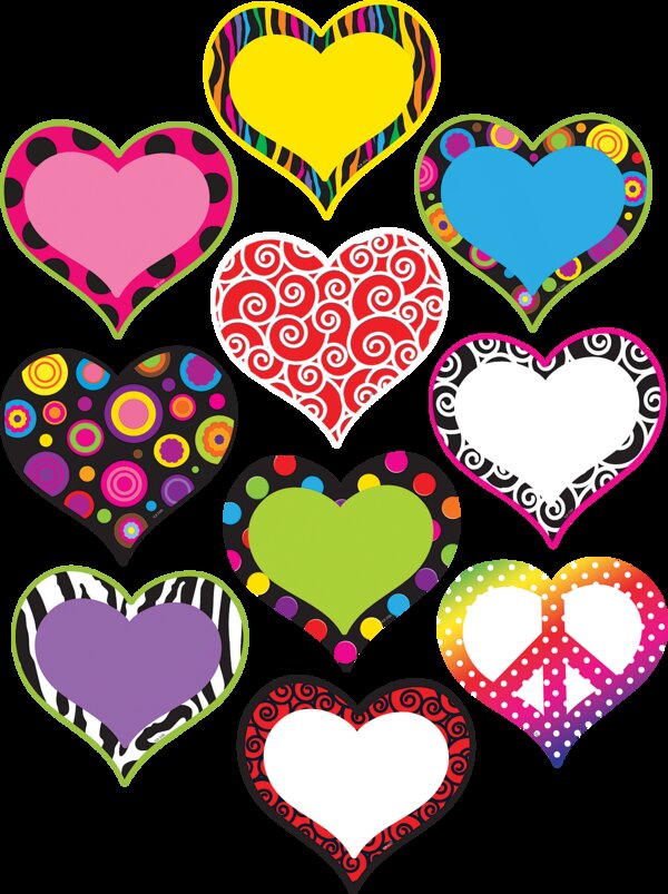 TCR5100 Fancy Hearts Accents Image