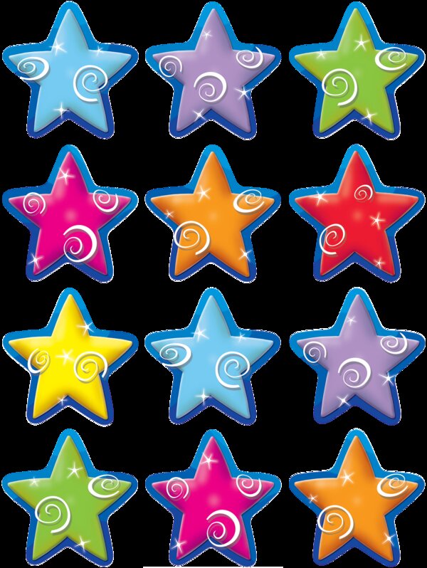 TCR5125 Stars Mini Accents Image