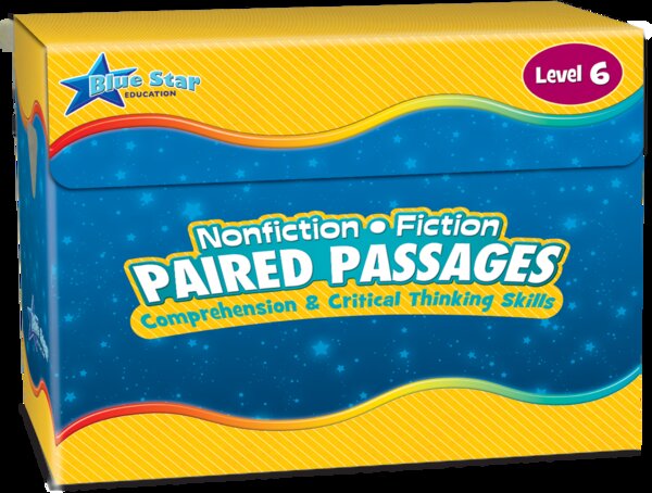 TCR51256 Nonfiction-Fiction Paired Passages Kit Grade 6 Image