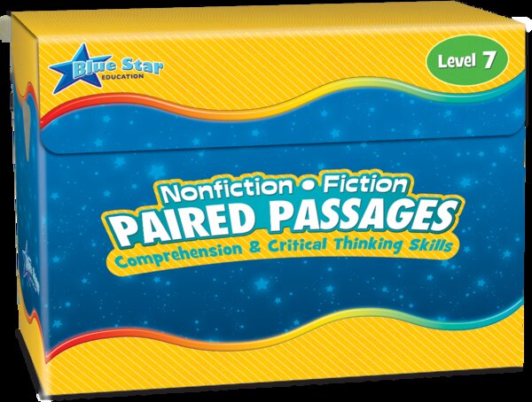 TCR51257 Nonfiction-Fiction Paired Passages Kit Grade 7 Image