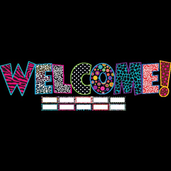 TCR5144 Fancy WELCOME Bulletin Board Display Set Image