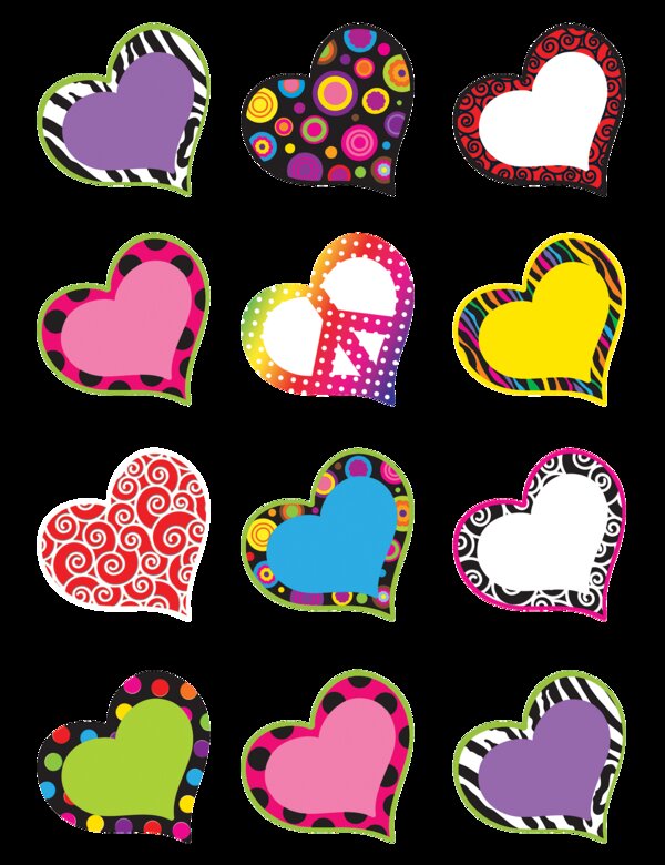 TCR5184 Fancy Hearts Mini Accents Image