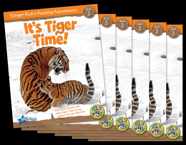 TCR51912 Ranger Rick's Reading Adventures: It's Tiger Time! 6-Pack Image