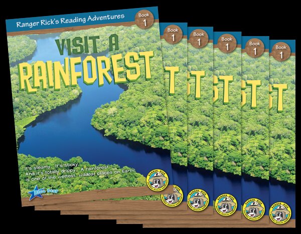 TCR51930 Ranger Rick's Reading Adventures: Visit a Rainforest 6-Pack Image