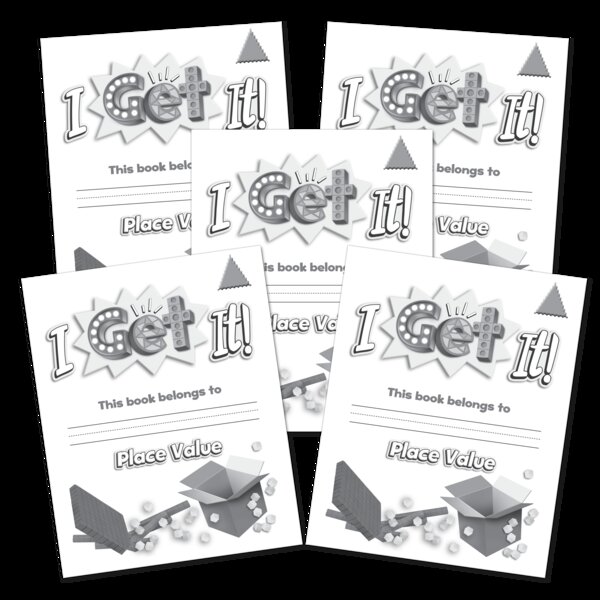 TCR51976 I Get It! Place Value Grades K-2 Student Book-Level 1 5-Pack Image