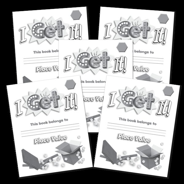 TCR51977 I Get It! Place Value Grades K-2 Student Book-Level 2 5-Pack Image