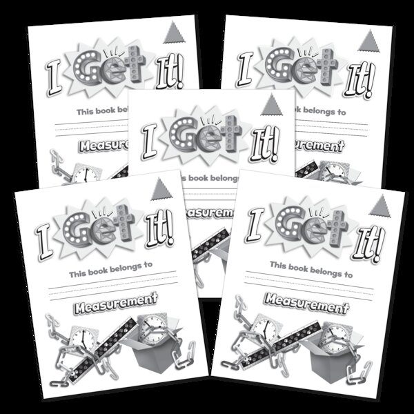 TCR51982 I Get It! Measurement Student Book-Level 1 5-Pack Image