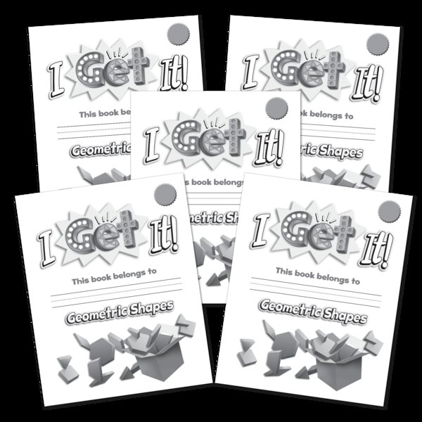 TCR51984 I Get It! Geometric Shapes Student Book-Foundational 5-Pack Image