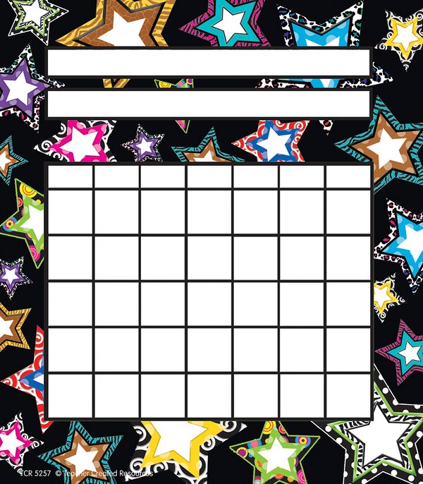 TCR5257 Fancy Stars Incentive Charts Image