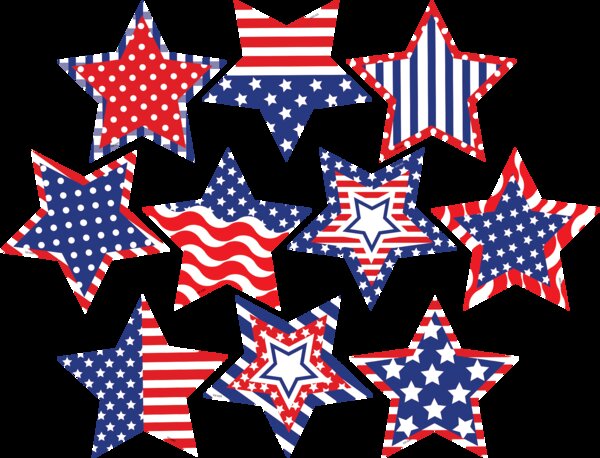 TCR5285 Patriotic Fancy Stars Accents Image