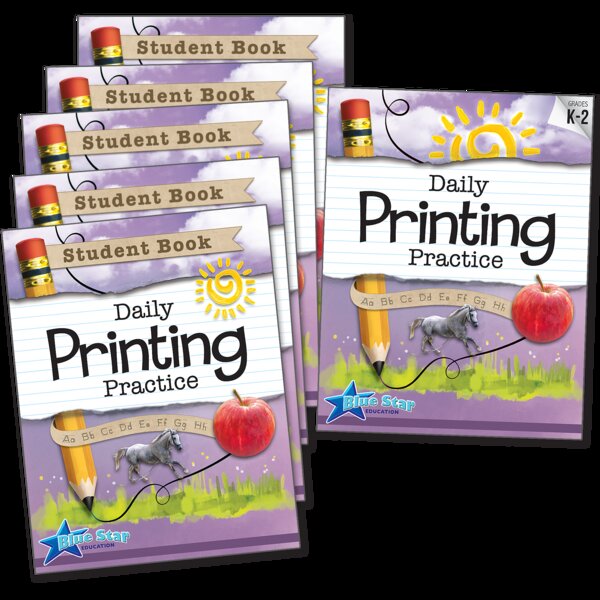 TCR53076 Daily Printing Practice Grades K-2 Bundle Image