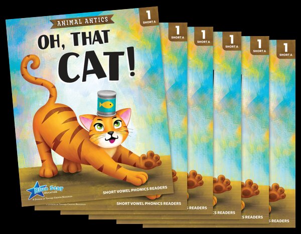 TCR53306 Animal Antics: Oh, That Cat! - Short Vowel a Reader - 6 Pack Image