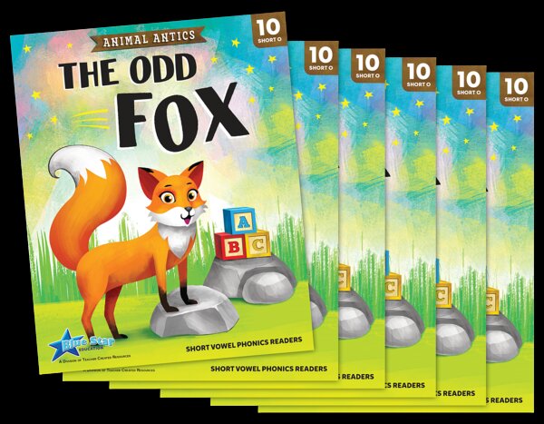 TCR53315 Animal Antics: The Odd Fox - Short Vowel o Reader - 6 Pack Image