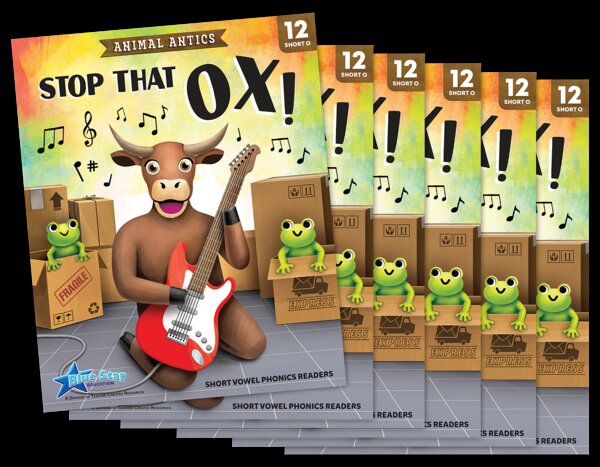 TCR53317 Animal Antics: Stop That, Ox! - Short Vowel o Reader - 6 Pack Image