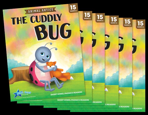 TCR53320 Animal Antics: The Cuddly Bug - Short Vowel u Reader - 6 Pack Image