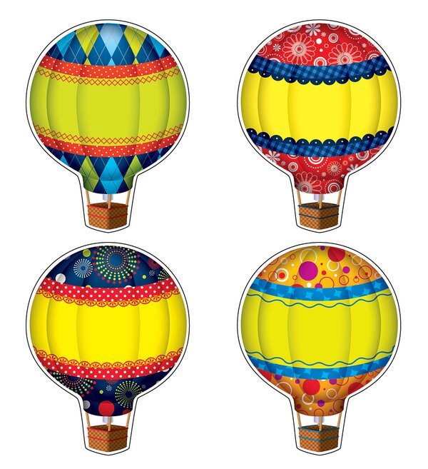 TCR5341 Hot Air Balloons Wear 'Em Badges Image
