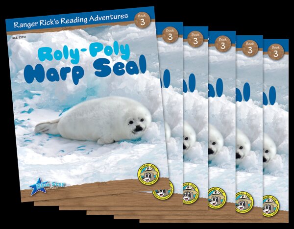 TCR53423 Ranger Rick's Reading Adventures: Roly Poly Harp Seal 6-Pack Image