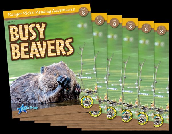 TCR53428 Ranger Rick's Reading Adventures: Busy Beavers 6-Pack Image