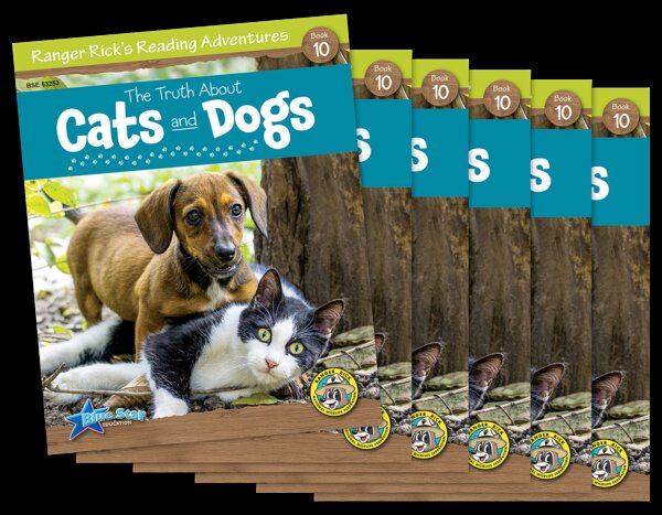 TCR53430 Ranger Rick's Reading Adventures: The Truth About Cats and Dogs 6-Pack Image