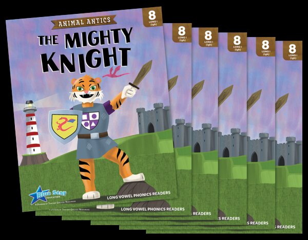 TCR53484 Animal Antics: The Mighty Knight - Long i Vowel Reader - 6 Pack Image