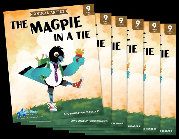 TCR53485 Animal Antics: The Magpie in a Tie - Long i Vowel Reader - 6 Pack Image