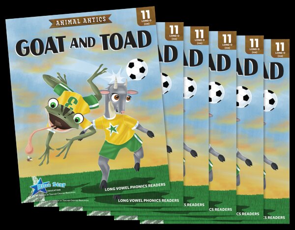 TCR53487 Animal Antics: The Goat and the Toad - Long o Vowel Reader - 6 Pack Image