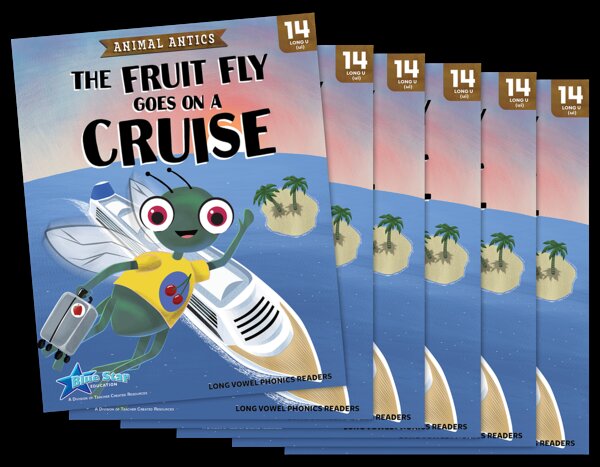 TCR53490 Animal Antics: The Fruit Fly Goes on a Cruise - Long u Vowel Reader - 6 Pack Image