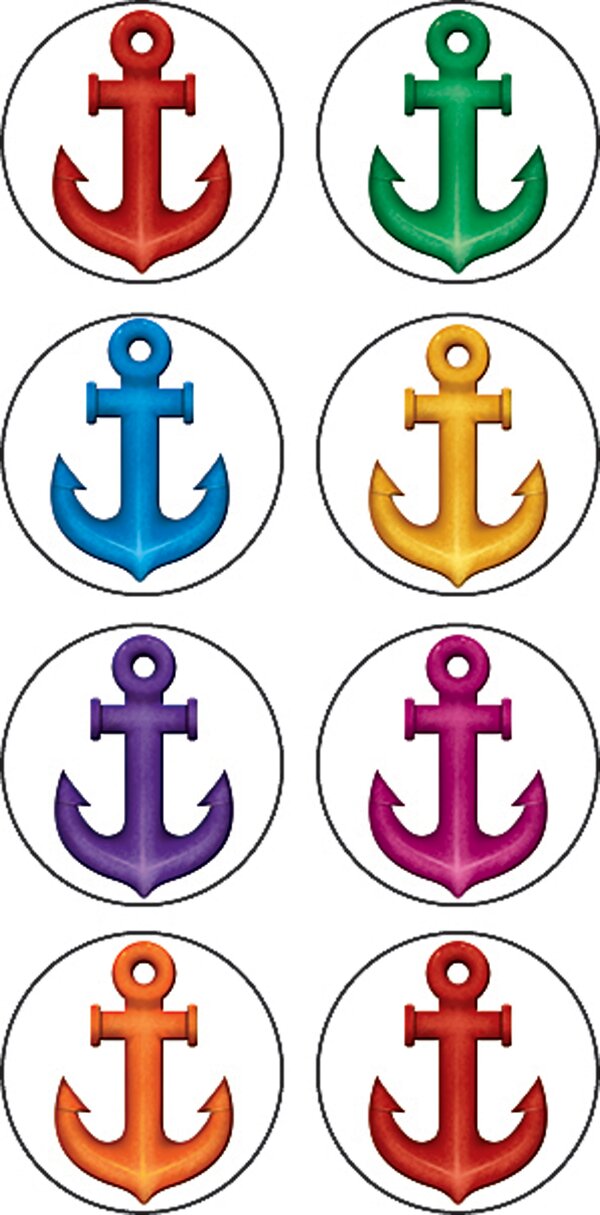 TCR5373 Anchors Mini Stickers Image