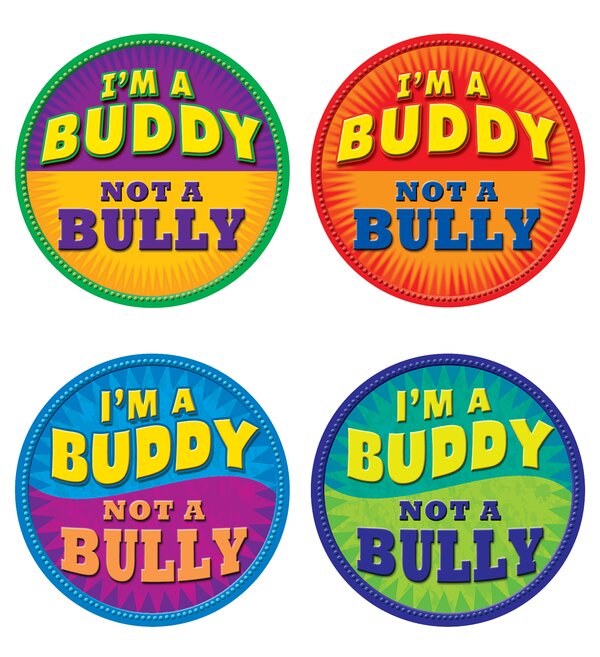 TCR5399 I'm a Buddy not a Bully Wear 'Em Badges Image