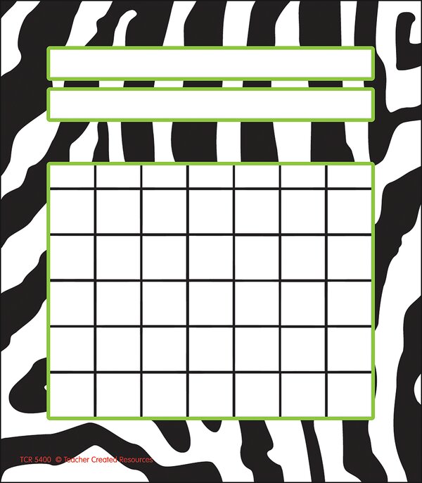 TCR5400 Zebra Incentive Charts Image