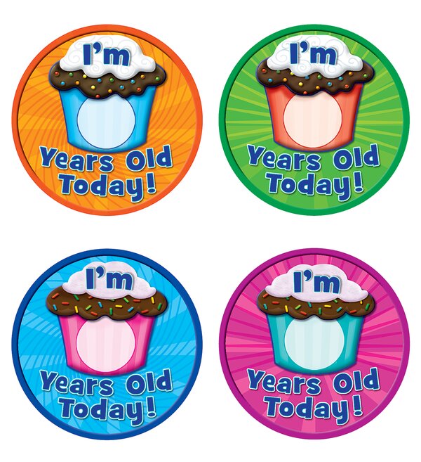 TCR5470 I'm __ Years Old Today Wear 'Em Badges Image