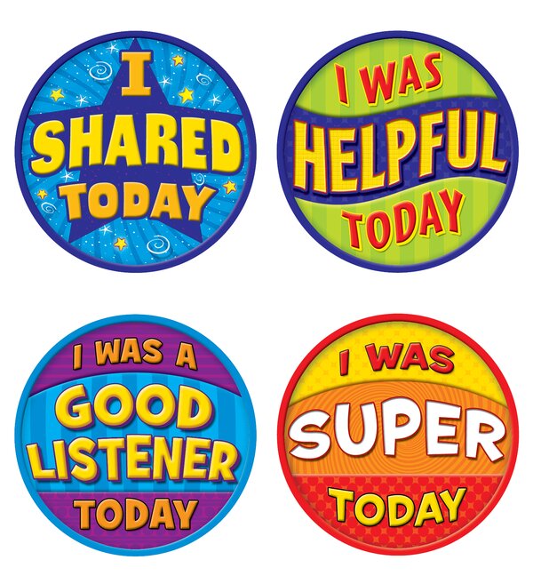 TCR5471 Good Behavior Wear 'Em Badges Image