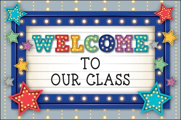 TCR5486 Marquee Welcome Postcards Image