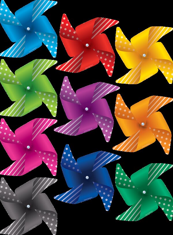 TCR5571 Pinwheels Accents Image